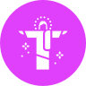 external angel-lent-glyph-on-circles-amoghdesign icon