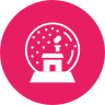 external ball-christmas-glyph-on-circles-amoghdesign-7 icon