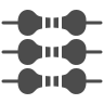 external electrical-component-physics-education-glyph-zulfa-mahendra icon