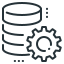 external base-database-and-cyber-security-good-lines-kalash icon