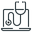 external stethoscope-medicine-and-medical-diagnostics-good-lines-kalash icon