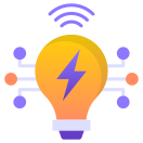 external battery-internet-of-things-gradient-design-circle icon