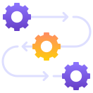 external iot-digitalization-and-industry-gradient-design-circle icon