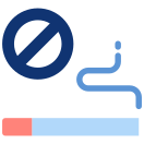 external no-smoking-hotel-and-services-gradient-design-circle icon