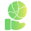 external take-care-of-the-earth-ecology-gradient-solid-kendis-lasman icon