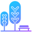 external tree-19-tree-solid-gradient-solid-kendis-lasman icon