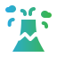 external volcano-weather-and-disaster-solid-gradient-gradient-solid-kendis-lasman icon