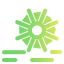 external water-wheel-ecology-gradient-solid-kendis-lasman icon