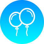 external balloon-happy-new-year-gradients-amoghdesign icon