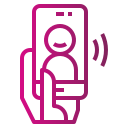 external call-internet-of-things-gradients-pongsakorn-tan icon