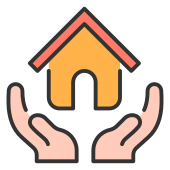 external architecture-build-a-house-filled-outline-house-maxicons-3 icon