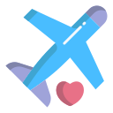 external airplane-honeymoon-icongeek26-flat-icongeek26 icon