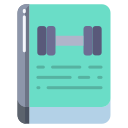 external book-fitness-icongeek26-flat-icongeek26 icon