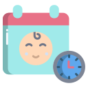 external calendar-pregnancy-amp-maternity-icongeek26-flat-icongeek26 icon