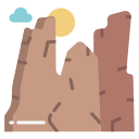 external canyon-desert-icongeek26-flat-icongeek26 icon