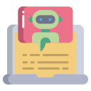 external chatbot-artificial-intelligence-icongeek26-flat-icongeek26 icon