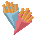 external churro-mexican-food-icongeek26-flat-icongeek26 icon