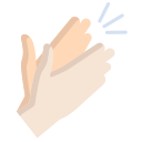 external clapping-virus-icongeek26-flat-icongeek26 icon