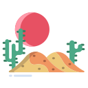 external desert-desert-icongeek26-flat-icongeek26 icon