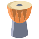 external djembe-music-instruments-icongeek26-flat-icongeek26 icon