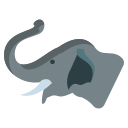 external elephant-animal-head-icongeek26-flat-icongeek26 icon