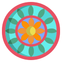 external mandala-mandala-icongeek26-flat-icongeek26-6 icon