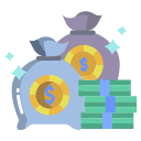 external money-bag-crowdfunding-icongeek26-flat-icongeek26 icon