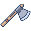 external axe-camping-icongeek26-linear-colour-icongeek26 icon