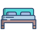 external bed-furniture-icongeek26-linear-colour-icongeek26 icon