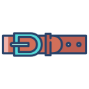 external belt-clothes-icongeek26-linear-colour-icongeek26 icon