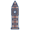 external big-ben-landmarks-icongeek26-linear-colour-icongeek26 icon