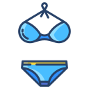 external bikini-clothes-icongeek26-linear-colour-icongeek26 icon