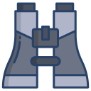 external binocular-hunting-icongeek26-linear-colour-icongeek26 icon