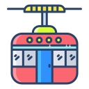 external cable-car-amusement-park-icongeek26-linear-colour-icongeek26 icon