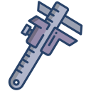 external caliper-measurement-icongeek26-linear-colour-icongeek26 icon