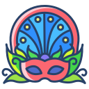 external carnival-mask-carnival-icongeek26-linear-colour-icongeek26 icon