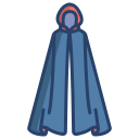 external cloak-magic-and-fairy-tale-icongeek26-linear-colour-icongeek26 icon