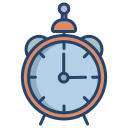 external clock-retro-icongeek26-linear-colour-icongeek26 icon