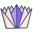 external crown-origami-icongeek26-linear-colour-icongeek26 icon