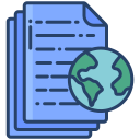 external document-ecology-icongeek26-linear-colour-icongeek26 icon