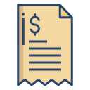 external invoice-user-interface-icongeek26-linear-colour-icongeek26 icon