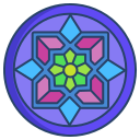 external mandala-mandala-icongeek26-linear-colour-icongeek26-1 icon