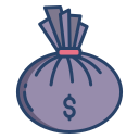 external money-bag-wild-west-icongeek26-linear-colour-icongeek26 icon