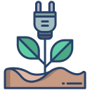 external plug-ecology-icongeek26-linear-colour-icongeek26 icon