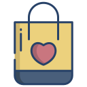 external shopping-bag-wedding-icongeek26-linear-colour-icongeek26 icon