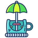 external tea-cup-ride-amusement-park-icongeek26-linear-colour-icongeek26 icon