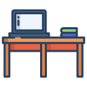 external work-space-education-icongeek26-linear-colour-icongeek26 icon