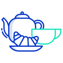 external Tea-With-Croissants-tea-icongeek26-outline-colour-icongeek26 icon