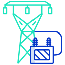 external Transformer-Battery-Charger-ev-station-icongeek26-outline-colour-icongeek26 icon