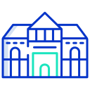 external Villa-medieval-architecture-icongeek26-outline-colour-icongeek26 icon